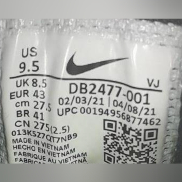 Nike Crater Impact Men's Sneakers Size 9.5 Used Exc MSRP $100 - Picture 10 of 11